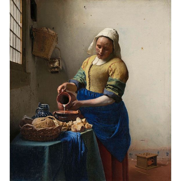 The Milkmaid (1658-59) by Johannes Vermeer (Credit: Rijksmuseum, Amsterdam. Purchased with the support of the Vereniging Rembrandt)
