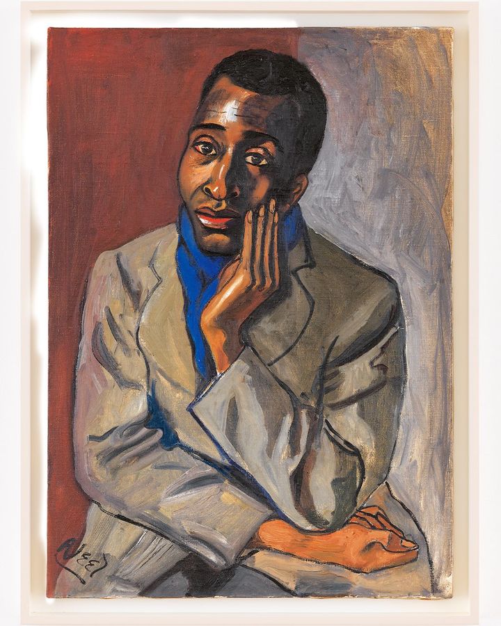 Many of Neel's portraits were of artists and intellectuals, like Harold Cruse, who shared her passion for civil rights and creativity (Credit: The Estate of Alice Neel)