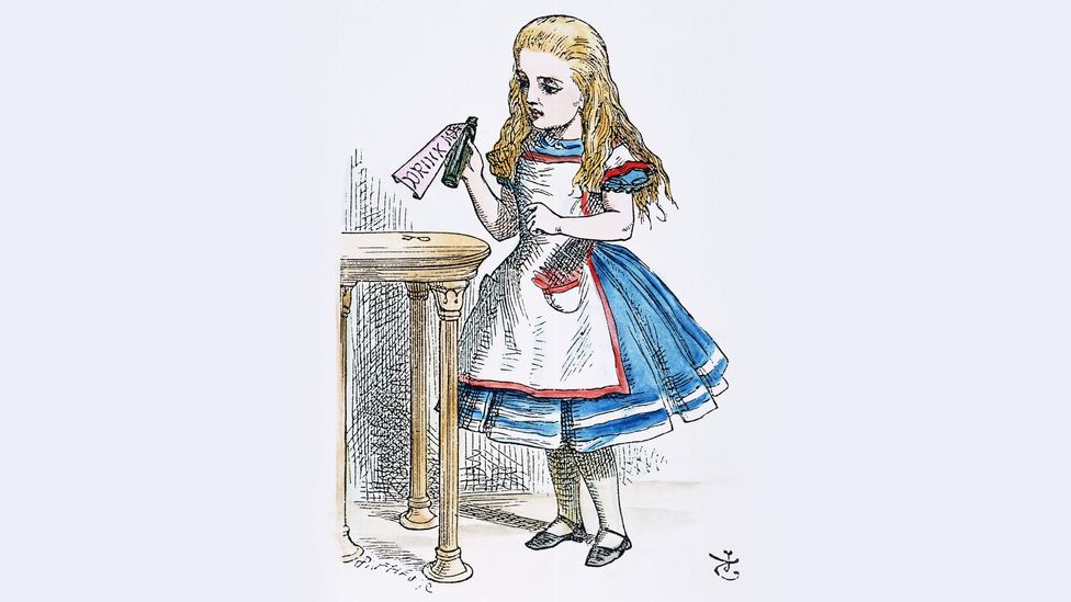 In 1871, Lewis Carroll published a sequel called Through the Looking Glass, which introduced the Jabberwocky and Tweedles Dum and Dee (Credit: Alamy)