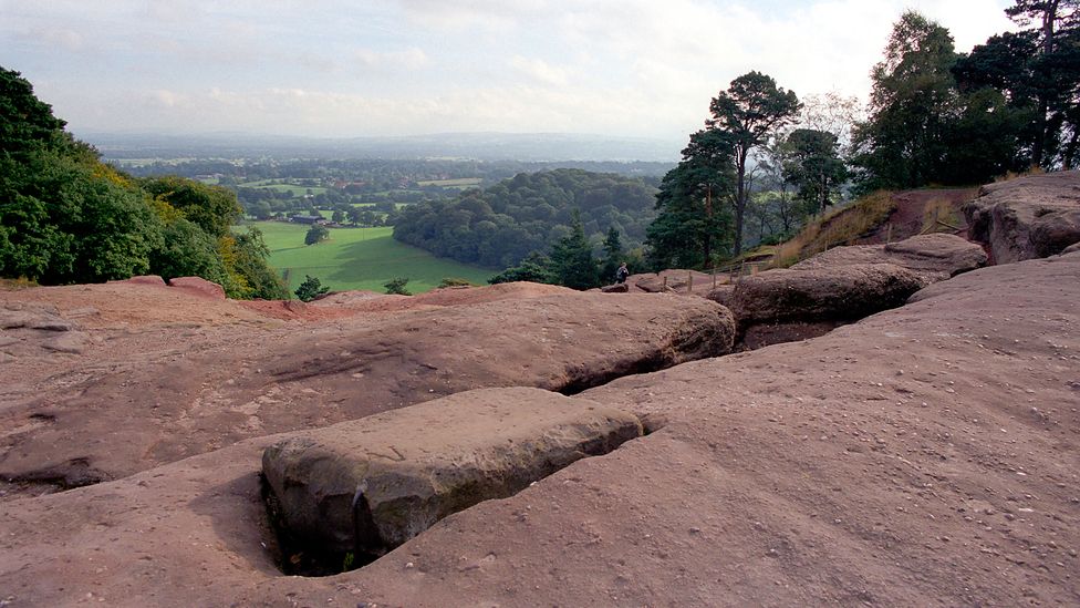 Garner grew up in Alderley Edge, a Cheshire village at the base of a steep escarpment of red sandstone, often known as The Edge (Credit: Alamy)
