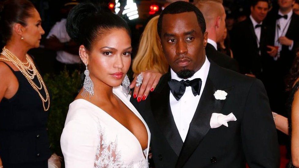 Musician Sean Combs and Cassie Ventura arrive at the Metropolitan Museum of Art Costume Institute Gala 2015 celebrating the opening of "China: Through the Looking Glass," in Manhattan, New York May 4, 2015.