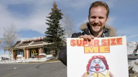 Getty Images Morgan Spurlock, director of "Super Size Me" during 2004 Sundance Film Festival