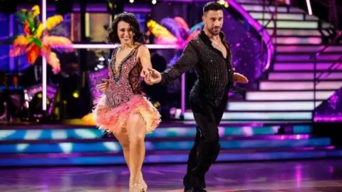 Amanda Abbington and Giovanni Pernice on Strictly