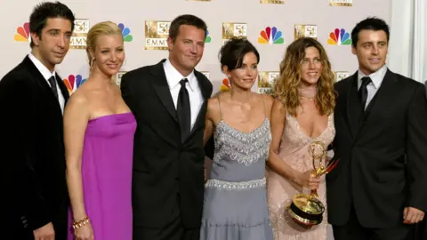 Reuters The "Friends" cast photographed together in 2002. 