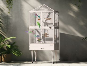 Reli Birddy Smart Bird Cage Cleans Itself and Feeds Your Birds on Its Own