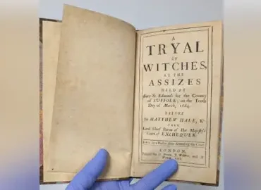 Historic book of Suffolk witch trials to be put in museum display