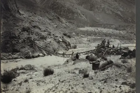 DAG Rope Bridge on the Pumah River [Karakoram Mountain Range] 