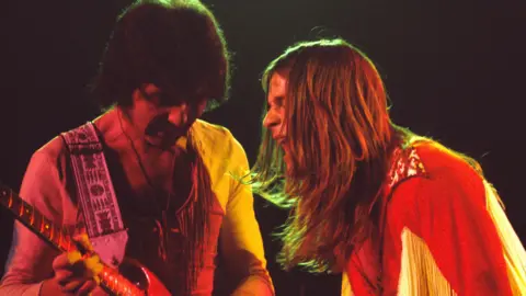 Getty Images Tony Iommi and Ozzy Osbourne of Black Sabbath