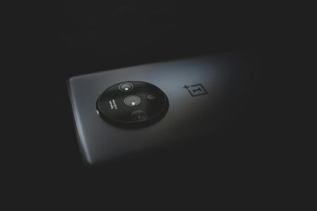 Smartphone Cameras Now Match Professional Equipment for Content Creation Close-up view of modern smartphone camera system with multiple lenses