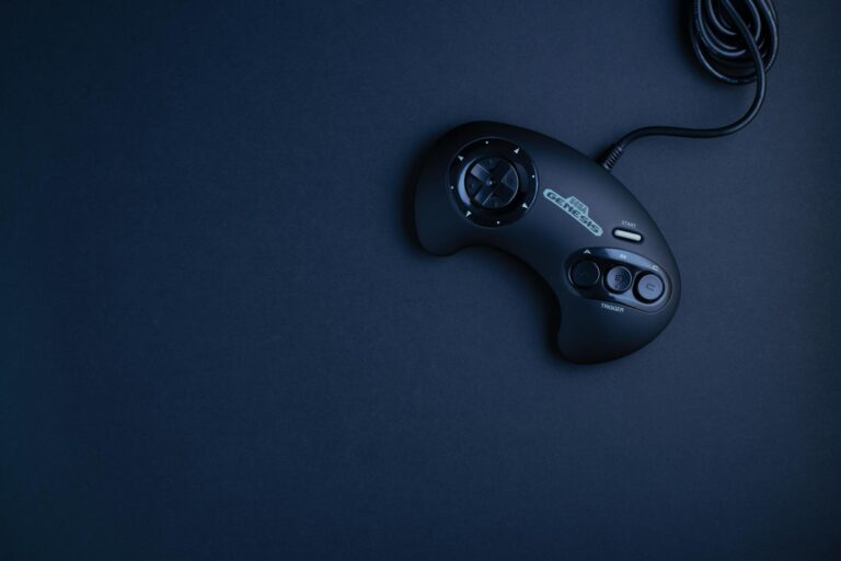 Classic gaming controller representing retro gaming nostalgia and handheld device appeal