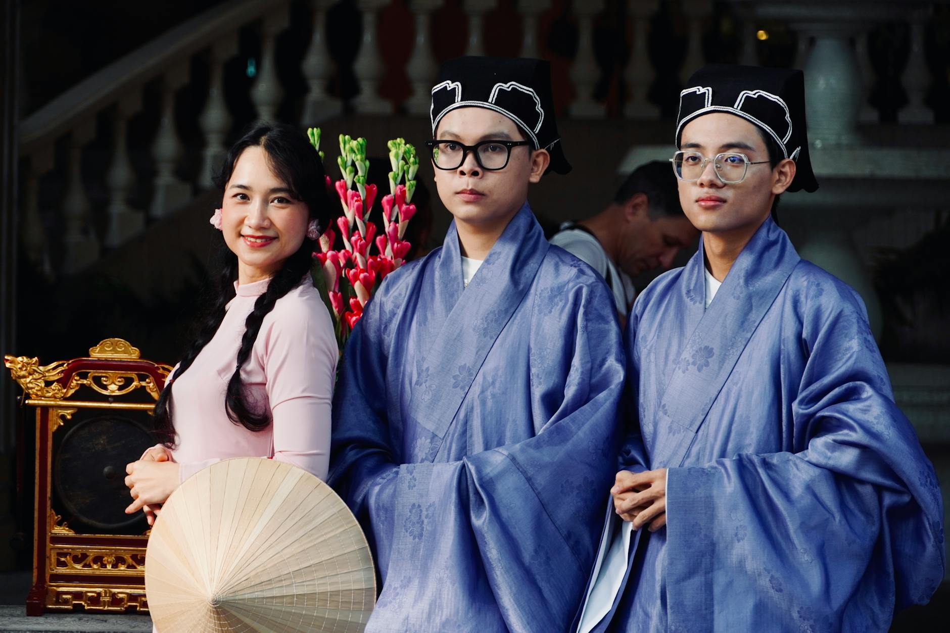 Contemporary living room setup with large screen TV and comfortable seating