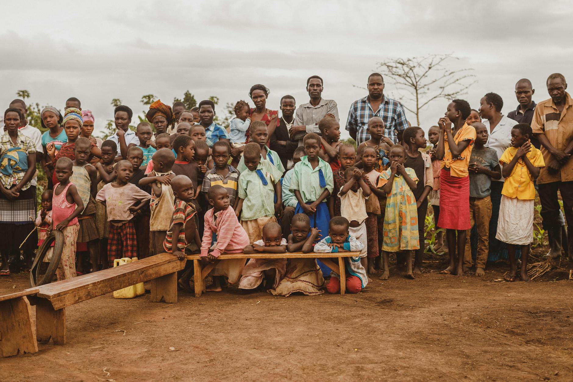 Diverse group of people meeting and socializing in an outdoor community space