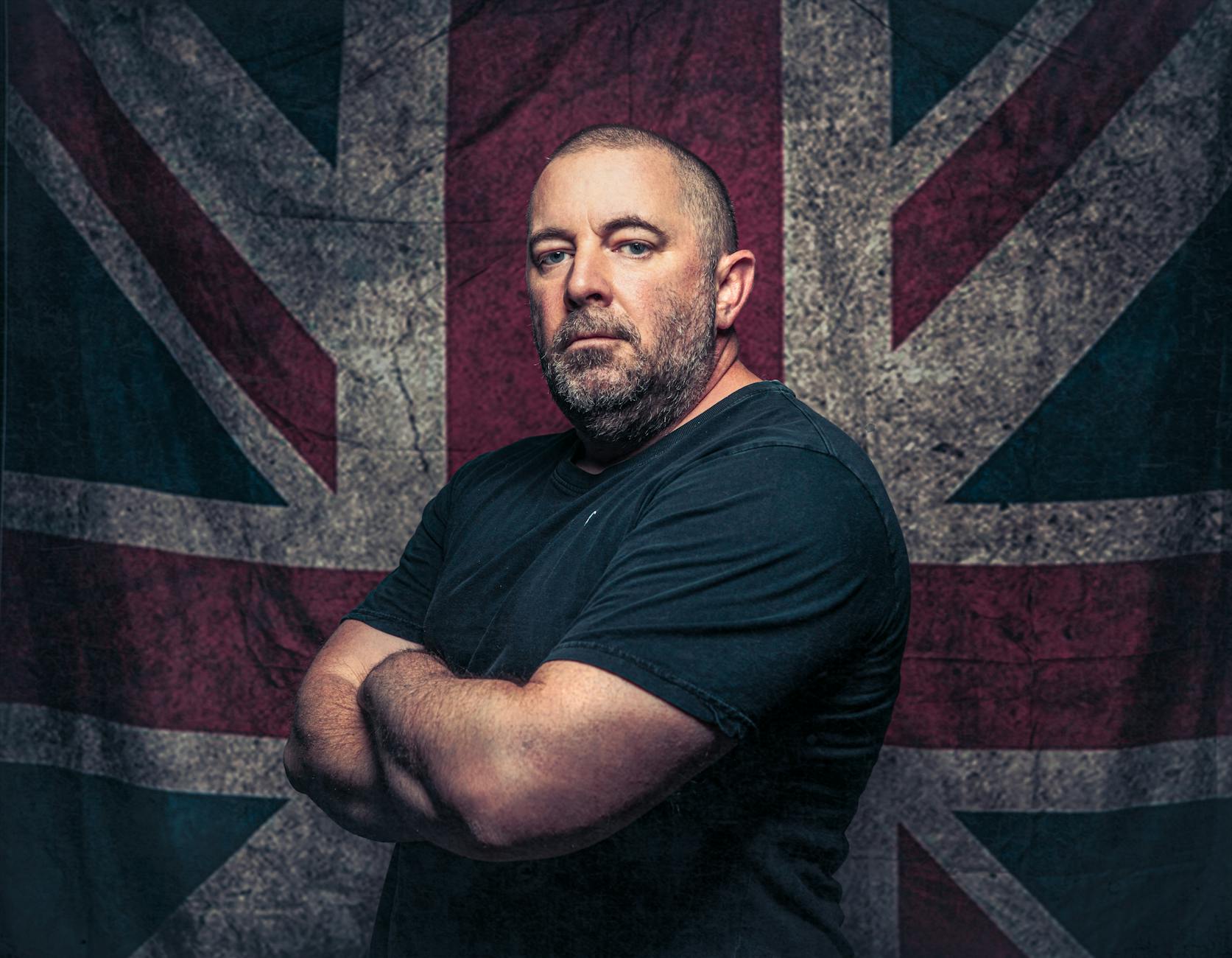 Professional headshot style portrait representing leading man casting