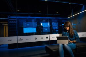 Anthropic Pulls Fable 5 and Mythos 5 Days After Launch Rows of illuminated server racks in a data center