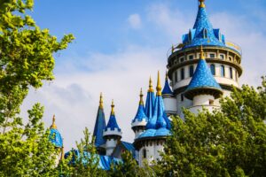 A lush fictional landscape suggesting an epic fantasy kingdom setting