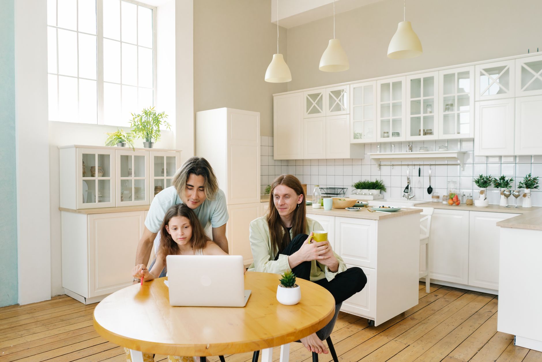 A home wireless router sitting on a desk representing residential internet service