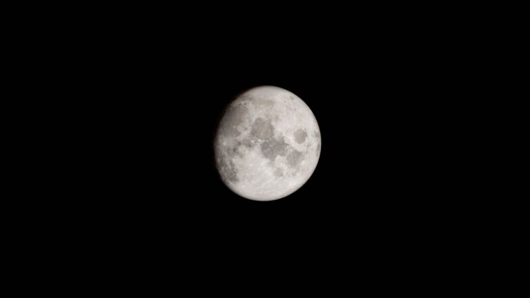 Close-up of the lunar surface showing craters near the Moon's south polar region