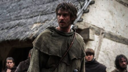 Rolling English countryside landscape evoking the medieval period of the 1381 Peasants' Revolt