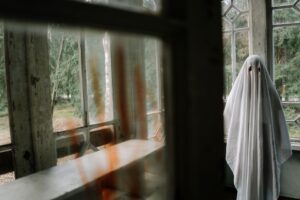 Lit Hub Daily: September 28, 2026 Misty atmospheric scene evoking haunting and the spectral in contemporary fiction