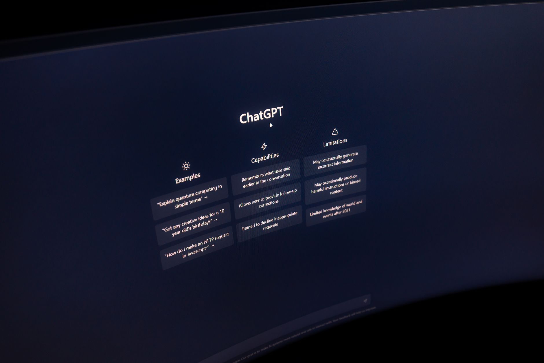 A computer screen displaying an AI chat interface used for data analysis