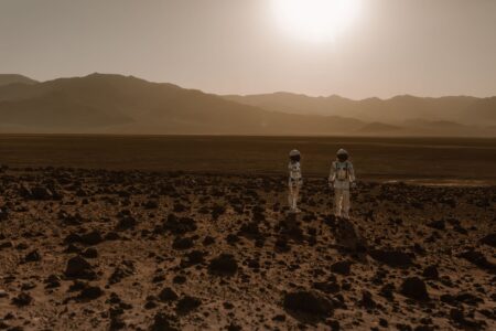 Mars Cloud Stretches 1,000 Miles on Physics Textbooks Called Theoretical Reddish Martian surface terrain photographed from orbital perspective