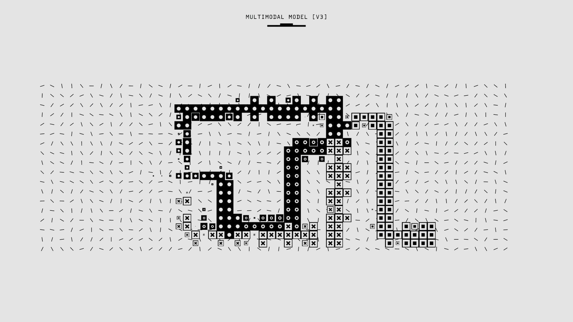Abstract AI data network visualization on a dark screen