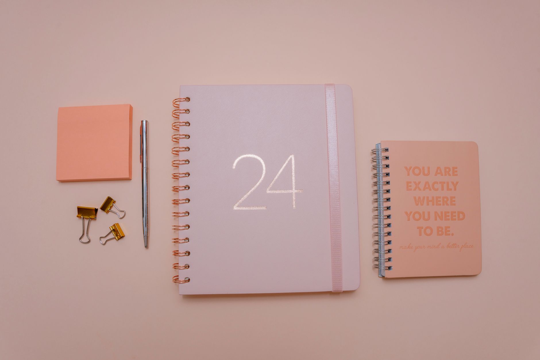 Open planner on a desk representing structured daily habits and scheduling